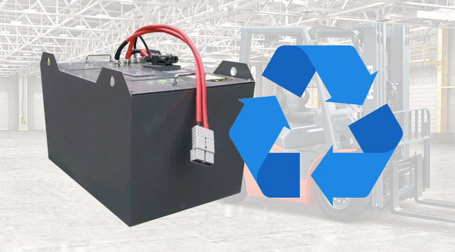 Forklift Lithium Battery Recycling in USA